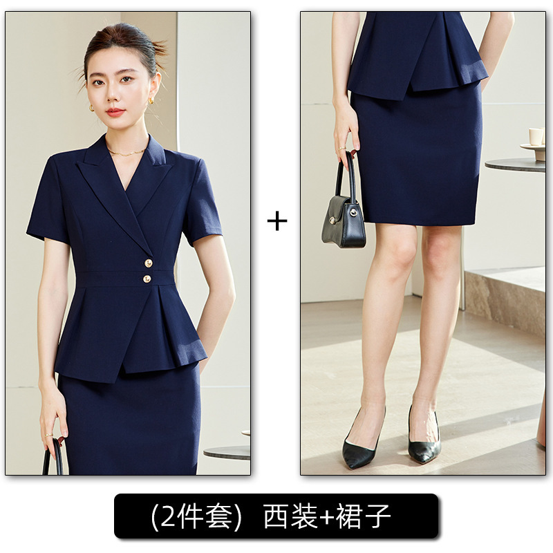 blue suit dress
