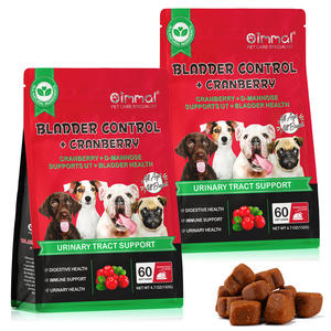 60 buah makanan ringan hewan peliharaan dukungan kesehatan ginjal suplemen Chew kontrol Cranberry untuk anjing perawatan infeksi saluran urin - Product Image 2