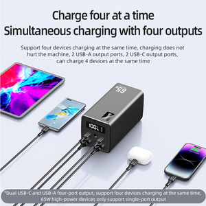 Nuevo Banco de Energía Portátil para Laptop DC PD <span class=keywords><strong>140W</strong></span> 65W, Cargador Rápido de 60000mAh, Batería Externa para Teléfono 25000mAh 30000mAh - Product Image 5