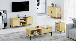 OEM ODM Salon Foyer Couloir Entrée Canne Chêne Table <span class=keywords><strong>Console</strong></span> <span class=keywords><strong>avec</strong></span> <span class=keywords><strong>2</strong></span> <span class=keywords><strong>Tiroirs</strong></span> en Rotin - Product Image 2