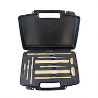 Juego de Herramientas Antichispas a Prueba de Explosiones de Aluminio y Bronce Marca Oak, 8 Piezas, Martillo de Grado Industrial, Estuche Rígido, OEM