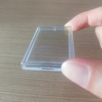 30*50mm 5g Petit support de barre de lingot d'argent Porte-monnaie rectangulaire Barre d'or Lingot Case