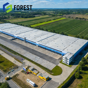 Entrepôt frigorifique à portée libre mondial avec structure en acier préfabriqué galvanisé à poutres en I et panneaux sandwich, Thaïlande, moderne - Product Image 1