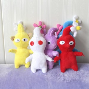White Pikmin Plush <b>Toy</b> <b>Soft</b> <b>Stuffed</b> Animal Doll 17 cm Multicolor Stress Relief Gift for Kids - Product Image 3