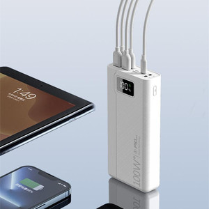 เครื่องชาร์จ แบตเตอรี่ และอุปกรณ์จ่ายไฟ 22.5W 40000mAh ชาร์จเร็ว พาวเวอร์แบงค์สำหรับแล็ปท็อปพลังงานสูง PD + 4 พอร์ต USB - Product Image 5