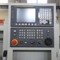 Tour CNC à faible coût CK6150 Système de contrôle GSK Conception de lit plat pour l'usinage à usage moyen