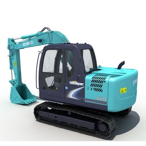 รถขุดไฮดรอลิกแบบตีนตะขาบ Kobelco SK75 มือสอง รุ่นปี 2024 พร้อมเครื่องยนต์และมอเตอร์เดิม เหมาะสำหรับงานดินในงานก่อสร้าง - Product Image 1