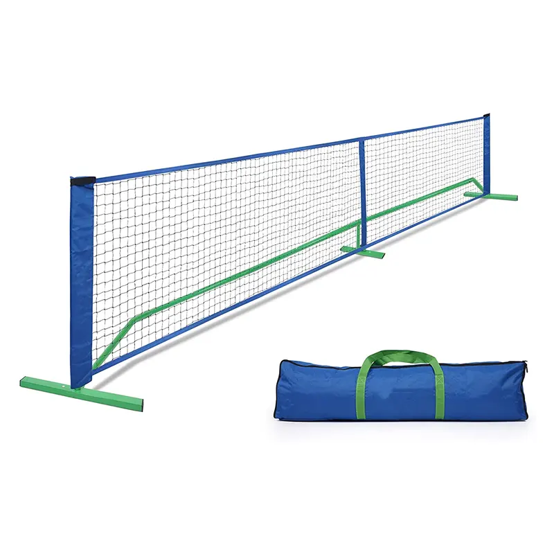 JTN02G Lage Prijs Aangepaste Draagbare Professionele Hoge Post Strand Mini Kid Badminton Voetbal Voetbal Tennis Netto Voor Hof