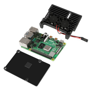 Liga De Metal <span class=keywords><strong>Raspberry</strong></span> <span class=keywords><strong>Pi</strong></span> <span class=keywords><strong>4</strong></span> Caso Acessórios De Refrigeração para <span class=keywords><strong>Raspberry</strong></span> <span class=keywords><strong>Pi</strong></span> 4B Caixa De Liga De Alumínio para <span class=keywords><strong>Raspberry</strong></span> <span class=keywords><strong>Pi</strong></span> B + - Product Image 4