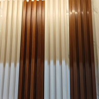 Panneau mural en marbre, effet bois, en PVC, revêtement mural WPC