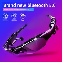 Gafas de Sol Polarizadas Inteligentes BT5 5.0 con Marco de ABS, Llamadas Manos Libres, Control por Botones, Batería de 130 mAh, Carga Tipo C
