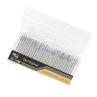En gros, 30 styles de fraises à ongles diamantées, têtes de ponçage en forme d'aiguille et de boule, outils de manucure pour éliminer les peaux mortes et polir