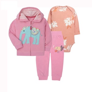 En gros 3 Pièces Ensembles Éponge Petite Veste, <span class=keywords><strong>Nouveau</strong></span>-<span class=keywords><strong>Né</strong></span> Bébé Garçons Filles Enfants <span class=keywords><strong>Vêtements</strong></span> - Product Image 3