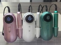 Taladro Eléctrico Portátil para Uñas de 30000 RPM, Recargable por USB, Inalámbrico, Lima Eléctrica Profesional para Manicura y Pedicura