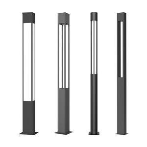 Đèn đường LED nhôm ngoài trời OEM ODM, cột đèn sân vườn 3m, chống nước IP65, nguồn điện AC, dùng cho sân vườn, biệt thự, cảnh quan - Product Image 2