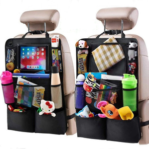 Organizer per auto con sedile posteriore, protezioni per sedili posteriori con supporto per <span class=keywords><strong>Tablet</strong></span> Touch Screen, Organizer per sedile posteriore per auto per bambini - Product Image 1