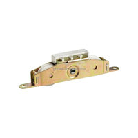 Porte coulissante de patio Cowell en acier inoxydable galvanisé robuste avec roulettes en nylon de 1-1/4 pouce, réglable latéralement, silencieuse, moderne, garantie 2 ans