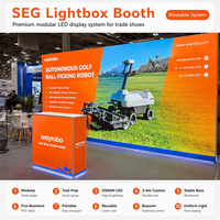 Sistema Moderno di Stand Espositivi Portatili Personalizzati per Fiere e Promozione del Marchio