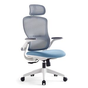 Manufacturer Mesh Office <b>Desk</b> Chair Luxury Ergonomic Executive Commercial Office Chairs with Headrest - Product Image 5