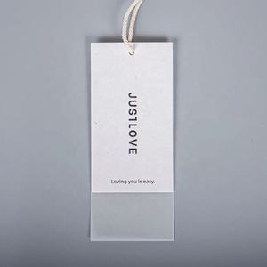 Etiqueta Colgante de Papel con Textura de Lichi y Patrón Milán Personalizado, Etiqueta Colgante de <span class=keywords><strong>Goma</strong></span> Suave EVA, Etiqueta Colgante de PVC para Ropa de Hombre y Mujer - Product Image 4