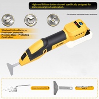 Grattoir électrique sans balais rechargeable au lithium-ion pour l'élimination des résidus adhésifs et le nettoyage de la peinture murale transfrontalier