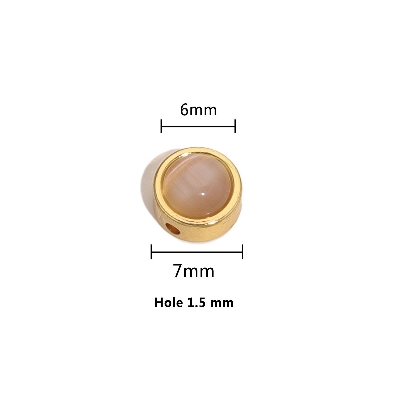 D doré-6 mm [environ 1,5 g par unité]]
