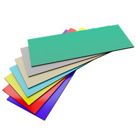 Panneaux en aluminium composite, 2 pièces, panneaux de protection pour la finition de maison, 3mm