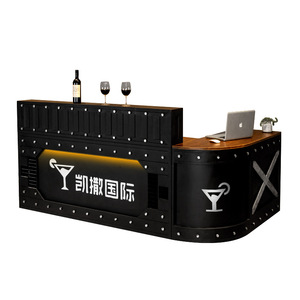 Caja Registradora de Estilo Industrial Retro, Barra de Hierro para Tienda, <span class=keywords><strong>Bar</strong></span> o Restaurante, Mostrador Industrial Vintage para Loft - Product Image 1