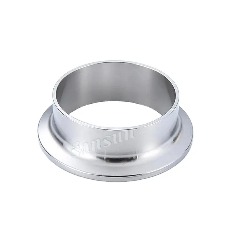 SS304 1.5" Sanitary Stainless Steel Pipe Fitting Clamp Nipple Ferrule