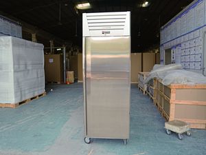 Refrigerador vertical comercial de acero inoxidable de una sola puerta eléctrico de-22 ~-18 Temp con refrigeración por aire - Product Image 3