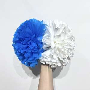 Pompons de cheerleading personnalisés en métal et en plastique, pompons holographiques néon scintillants pour équipes All-Star, vente en gros du fabricant - Product Image 4