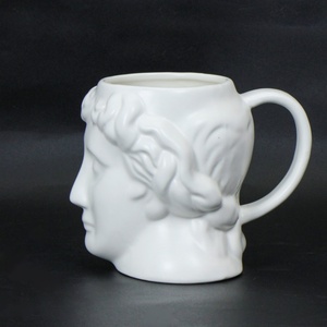 Tùy chỉnh thiết kế Bắc Âu cổ điển mới lạ 3D sáng tạo tùy chỉnh Hy Lạp <span class=keywords><strong>Apollo</strong></span> David điêu khắc gốm Cà Phê Cốc sữa - Product Image 4