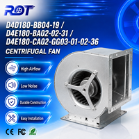 Ventilador Centrífugo Original D4E180-BA02-02 AC, 230V 460W 1.58A 1360RPM 1225CFM, Ventilador de Curva Directa, Repuesto para Gabinete de Inversor