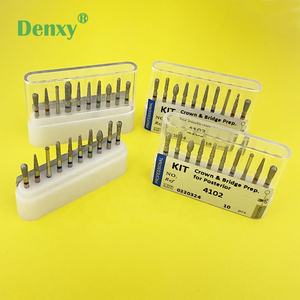 Denxy FG Nha Khoa Burs Cacbua Burs #4102 Chất Lượng Nha Khoa Kim Cương Bur Khoan Crown & Bridge Sau - Product Image 2