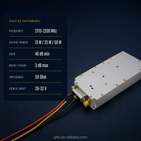 Module amplificateur de puissance RF GUORESOUN 2170-2200MHz 50W, amplificateur de signal bande S, gain 48dB, interface SMA pour communication par satellite