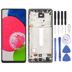 Digitalizzatore schermo LCD TFT assemblaggio completo con cornice per <span class=keywords><strong>Samsung</strong></span> <span class=keywords><strong>Galaxy</strong></span> A52S SM-A528B - Product Image 1