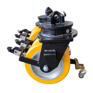 Rodízios de Carga Pesada para Contêineres de Transporte ISO, de 8, 10 e 12 Polegadas, com Capacidade de <span class=keywords><strong>4</strong></span>, 5, 6, 7, 8 e 9 Toneladas, em PU, Giratórios, para Uso Externo - Product Image 3