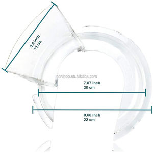 Bouclier de coulée de certification de qualité, <span class=keywords><strong>goulotte</strong></span> de coulée universelle de bols mélangeurs en métal, mélangeur de nourriture pour bols en acier inoxydable - Product Image 5