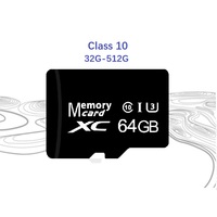 Tarjeta de Memoria Micro SD TF Clase 10 de 32 GB, 64 GB, 128 GB, 256 GB, 512 GB para Cámara de Coche