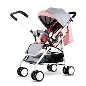 Cheapest baby stroller 4 in 1 for 0-3 years babies pure cotton cloth wholesale price oem high quality baby push car stroller