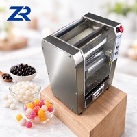 Machine automatique ZHRU pour la fabrication de perles de tapioca, machine à fabriquer des boules d'amidon de manioc pour les boutiques de bubble tea et les lignes de production alimentaire