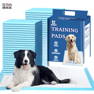 Almohadillas para orinar de cachorro de madera impermeables, tamaño M, 45x60cm, alfombrilla de entrenamiento para mascotas, <span class=keywords><strong>jaula</strong></span> para <span class=keywords><strong>perros</strong></span>, inodoros para mascotas - Product Image 1