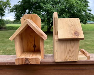 Cardinal Mourning for Dove & Robin Nesting Box Diseño de madera ecológico para atraer pájaros OEM/ODM Nesting Box - Product Image 3