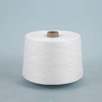 100% Recycled Polyester 20S Ring Spun Yarn Raw White Color High-quality Super Soft-feeling High Tenacity Knitting Weaving Sewing