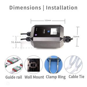 Từ Xa Màn Hình áp lực HVAC/xây dựng giám sát 19000mAh pin IP67 RS485 Lora 5km phạm vi ± 500PA Micro cảm biến áp suất - Product Image 4