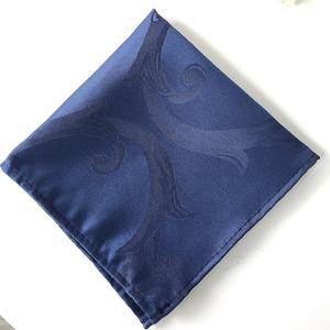 Serviettes de Table Jacquard en tissu <span class=keywords><strong>bleu</strong></span> marine, 50 pièces, en Polyester, pour les Restaurants - Product Image 2