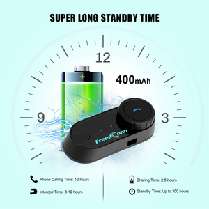 Không thấm nước với mic 800m hệ thống liên lạc không dây & xe máy Mũ bảo hiểm tai nghe bluetooth cho 2-3 người - Product Image 4