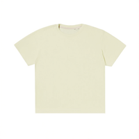 Camiseta Unisex de Jersey 100% Algodón 210GSM, Informal, Transpirable, Duradera, con Logotipo Impreso en DTF, para Mujer