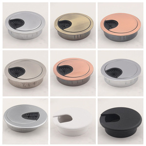 <b>Desk</b> Cable Cover Alloy Plastic 35 50 53 60 80mm Threading Hole Office <b>Desk</b> Organizer Modern <b>Simple</b> Style - Product Image 1
