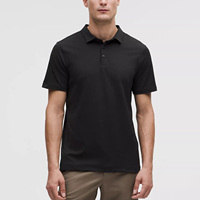 Polo de golf décontracté, coupe ajustée, anti-transpiration, extensible dans les 4 sens, respirant, séchage rapide